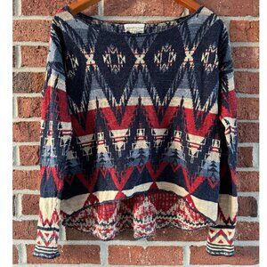 Vintage Denim & Supply Aztec Knit Sweater